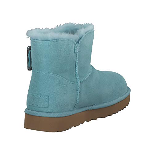 UGG Bailey Fashion Buckle Boot - Botas para mujer, color gris claro, color Azul, talla 37 EU