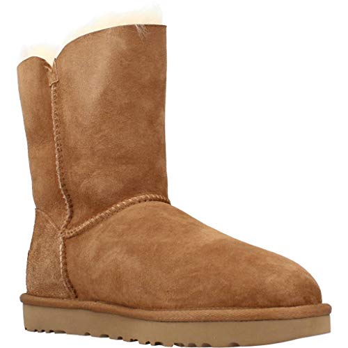 UGG Bailey Zip Short, Classic Boot Mujer, Chestnut, 38 EU