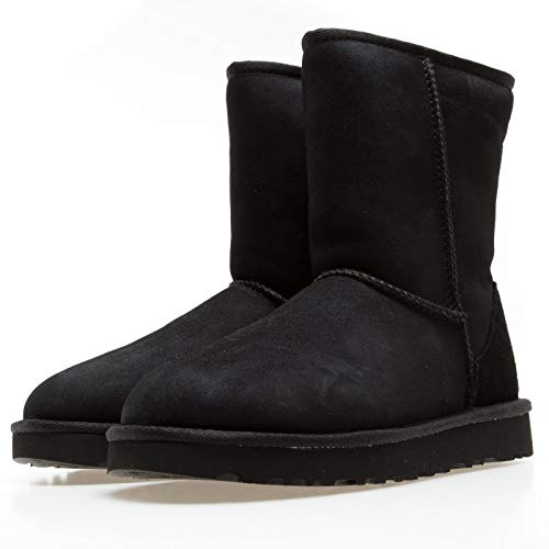 UGG Botas negras para mujer, clásicas, talla 38, color negro