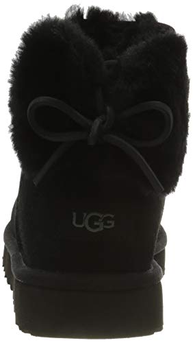 UGG Classic Mini Bow, Botas clásicas Mujer, Black, 41 EU