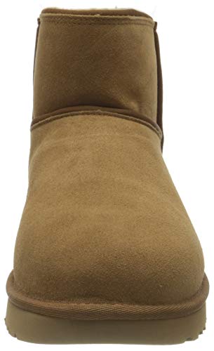 UGG Classic Mini Bow, Botas clásicas Mujer, Chestnut, 38 EU