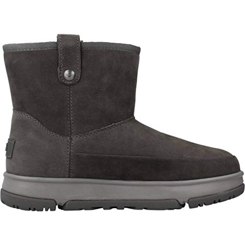 UGG Classic Weather Mini, Botas clásicas Mujer, Gris Oscuro, 36 EU