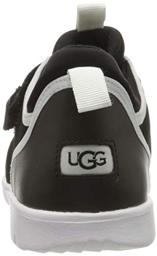 UGG Cloudlet Sneaker, Zapatos Unisex niños, Negro y Blanco, 22 EU