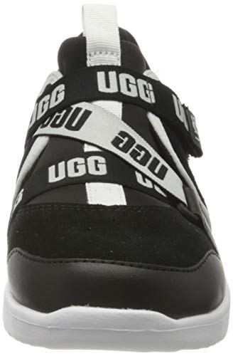 UGG Cloudlet Sneaker, Zapatos Unisex niños, Negro y Blanco, 22 EU