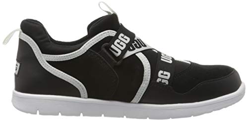 UGG Cloudlet Sneaker, Zapatos Unisex niños, Negro y Blanco, 22 EU