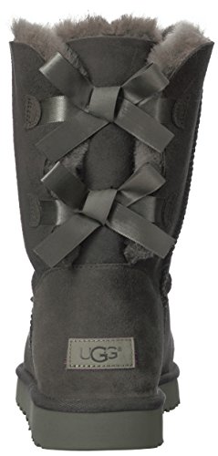 UGG Female Bailey Bow II Classic Boot, Grey, 36 EU