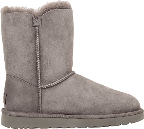 UGG Female Bailey Button II Classic Boot, Grey, 5 (UK)