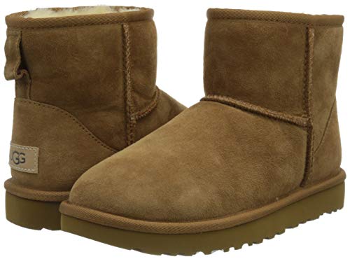 UGG Female Classic Mini II Classic Boot, Chestnut, 4 (UK)