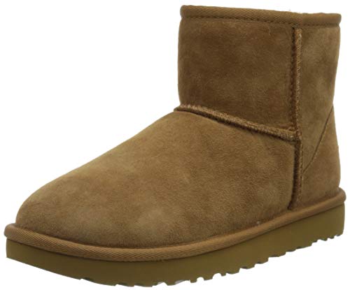 UGG Female Classic Mini II Classic Boot, Chestnut, 4 (UK)