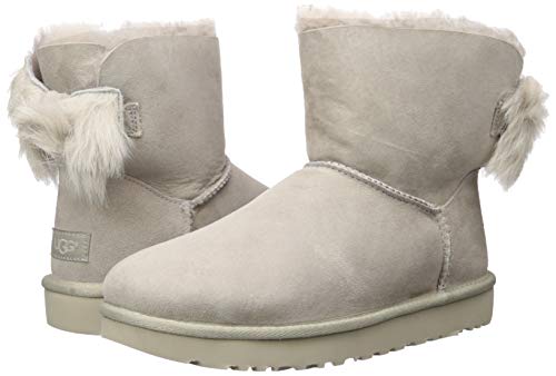 UGG Fluff Bow Mini, Botin para Mujer 38 Camel
