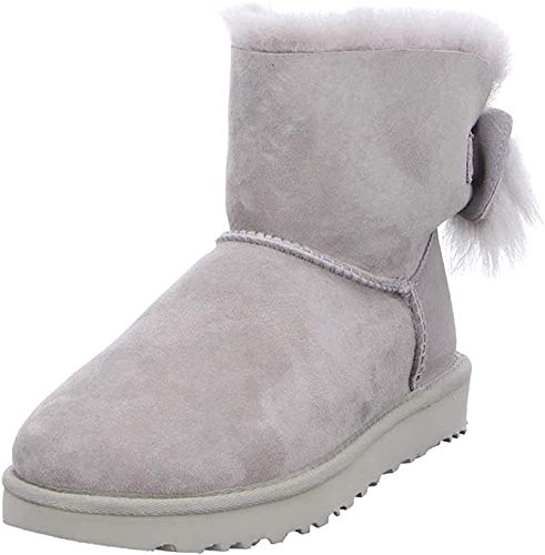 UGG Fluff Bow Mini, Botin para Mujer 38 Camel