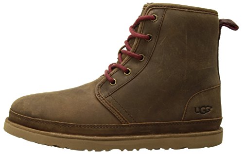 UGG Harkley Waterproof, Botas Modelo Chukka para Hombre, Braun Grizzly, 50 EU
