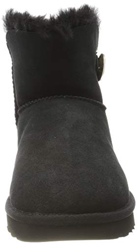 UGG Mini Bailey Button Bling, Botas Mujer, Negro, 42 EU