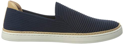 UGG Sammy, Zapatillas para Mujer, Punto de canalé Azul Marino, 36 EU