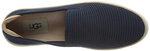 UGG Sammy, Zapatillas para Mujer, Punto de canalé Azul Marino, 36 EU