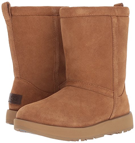 UGG W Classic Short Waterproof, Botas Mujer, Marrón (Chestnut Che), 38 EU