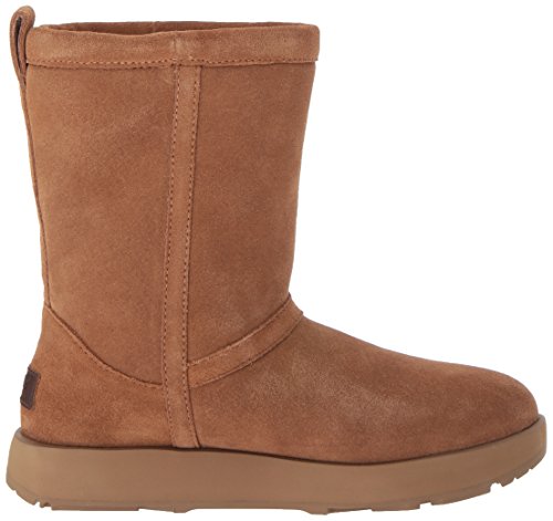UGG W Classic Short Waterproof, Botas Mujer, Marrón (Chestnut Che), 38 EU