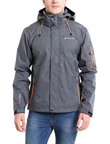 Ultrasport Whistler Largs Chaqueta, Hombre, Gris Oscuro Mezcla, M