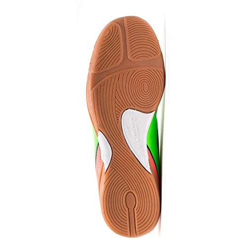 Umbro Futsal Attak IC, Zapatilla de fútbol Sala, Green-Orange-Navy, Talla 8.5 US (42 EU)