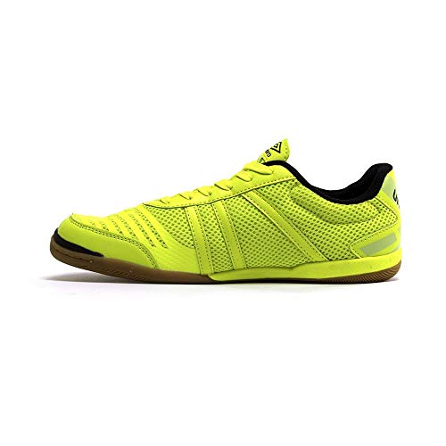 Umbro Futsal Tunder IC, Zapatilla de fútbol Sala, Volt-Navy, Talla 8.5 US (42 EU)