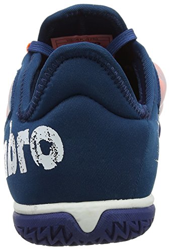 Umbro Vision Plus Pro, Botas de fútbol Hombre, Azul (Navy Peony/White/Shocking Orange), 43 EU