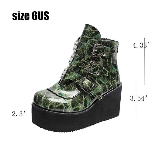 UMore Botines Chelsea para Mujer Botas Cortas al Tobillo Mujer Botas para Mujer, Botas Altas con Plataforma Motocicleta Botas para Mujer