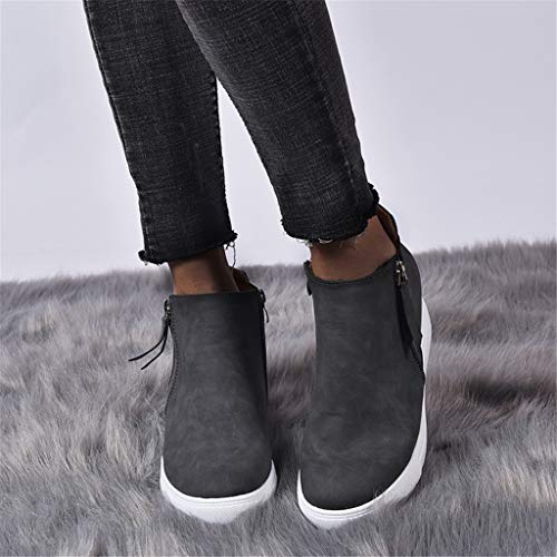 UMore Zapatillas de Deporte Informales con Plataforma de cuña de Invierno para Mujer Adulto Botas Zapatos mecedores, Calzado Deportivo, Calzado Informal cálido