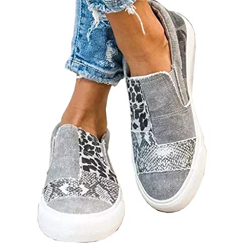 UMore Zapatos de Cordones Derby Mujer Mocasines para Mujer Loafers Casuales Loafers de Cuero Zapato Plano Zapatos de Conducción Cómodos