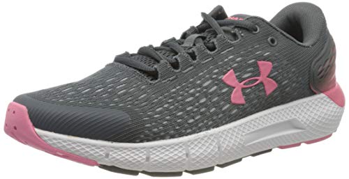 Under Armour Charged Rogue 2, Zapatillas De Running Mujer, Pitch Gris Pizarra Blanca púrpura 106, 41 EU
