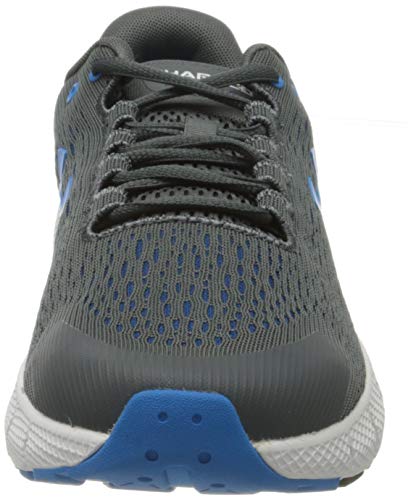 Under Armour Charged Rogue 2, Zapatillas para Correr de Carretera Hombre, Gris Blanco Eléctrico Azul 103, 42 EU