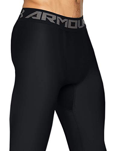 Under Armour Heatgear 2.0 Leggings, Hombre, Negro (Black/Graphite (001), M