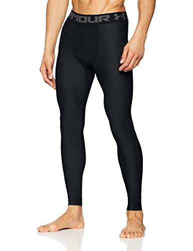 Under Armour Heatgear 2.0 Leggings, Hombre, Negro (Black/Graphite (001), M