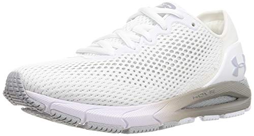 Under Armour HOVR Sonic 4, Zapatillas para Correr de Carretera Mujer, Blanco Blanco Mod Gray 101, 38.5 EU