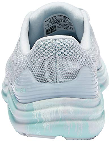 Under Armour Liquify Print, Zapatillas para Correr Mujer, Esmalte Blanco Azul Esmalte Azul 100, 35.5 EU
