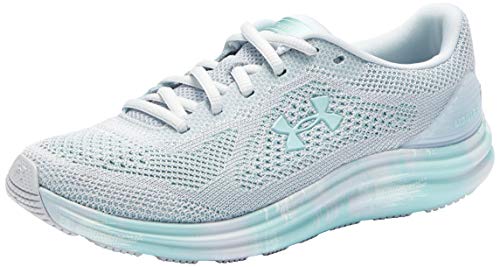 Under Armour Liquify Print, Zapatillas para Correr Mujer, Esmalte Blanco Azul Esmalte Azul 100, 35.5 EU