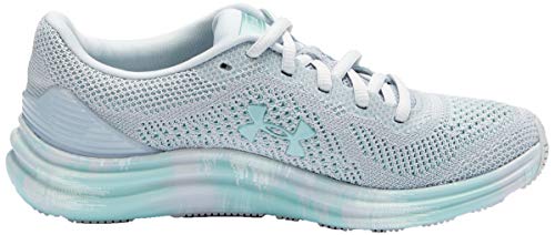 Under Armour Liquify Print, Zapatillas para Correr Mujer, Esmalte Blanco Azul Esmalte Azul 100, 35.5 EU