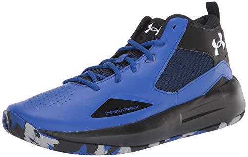 Under Armour Lockdown 5, Zapatillas de Baloncesto Unisex Adulto, Royal Negro Blanco 400, 46 EU