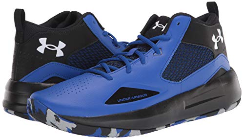 Under Armour Lockdown 5, Zapatillas de Baloncesto Unisex Adulto, Royal Negro Blanco 400, 46 EU