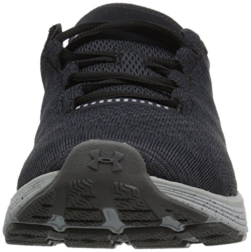 Under Armour Men's Charged Bandit 3 Digi Running Shoe, Stealth Gray (100)/Black, 7 4E US