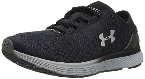 Under Armour Men's Charged Bandit 3 Digi Running Shoe, Stealth Gray (100)/Black, 7 4E US