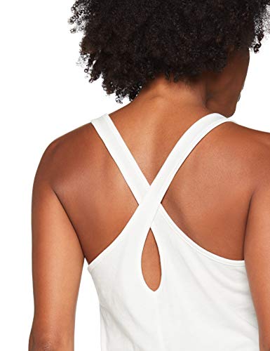 Under Armour Run Tie Back Tank Tanque, Mujer, Blanco (Onyx White/Onyx White/Reflective 112), M