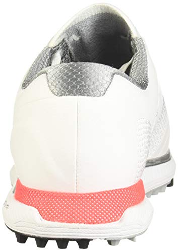 Under Armour UA W HOVR Fade SL, Zapatos de Golf para Mujer, Blanco/Naranja/Plateado metálico