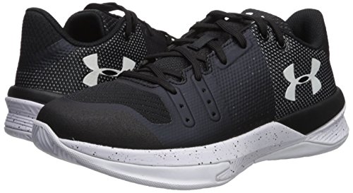 Under Armour Women's Block City Volleyball Shoe, (010)/Black, 6