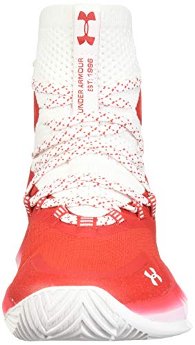 Under Armour Zapato de voleibol Highlight Ace 2.0 para mujer, blanco (Rojo (601)/Rojo), 44.5 EU
