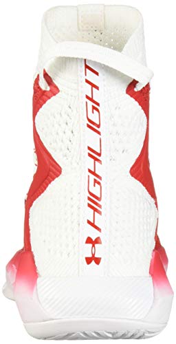 Under Armour Zapato de voleibol Highlight Ace 2.0 para mujer, blanco (Rojo (601)/Rojo), 44.5 EU