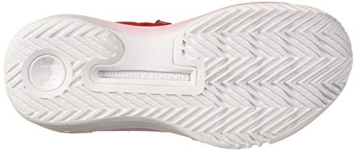 Under Armour Zapato de voleibol Highlight Ace 2.0 para mujer, blanco (Rojo (601)/Rojo), 44.5 EU