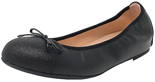 Unisa Auto_18_RI Negro, Bailarinas-Manoletinas para Mujer, 39