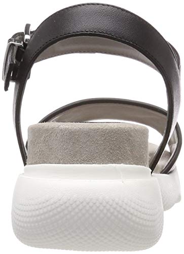 Unisa Balder_nt, Sandalia con Pulsera para Mujer, Negro (Black Black), 40 EU