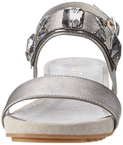 Unisa BESAR_LMT, Sandalias con Cuña Mujer, Gris (Steel), 39 EU