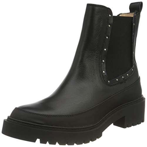 Unisa, Botas estilo Chelsea Mujer, NEGRO, 38 EU